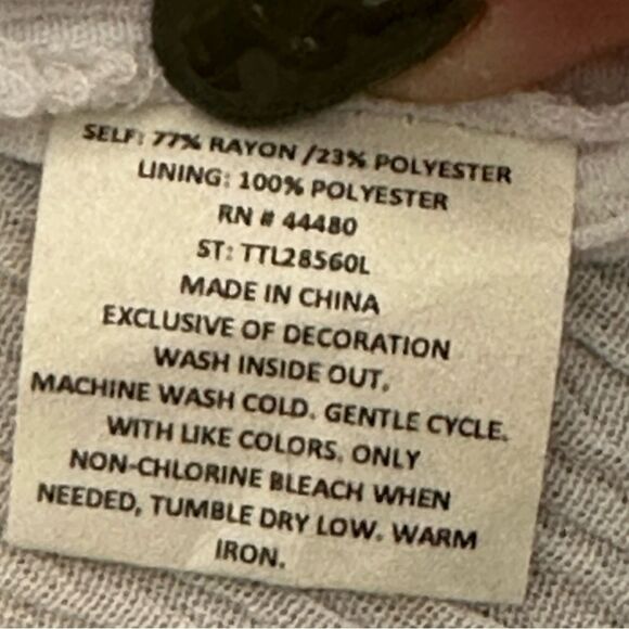 KELLY RENEÈ White Crepe Flower Embroidered Maxi Dress XLARGE - Picture 14 of 14